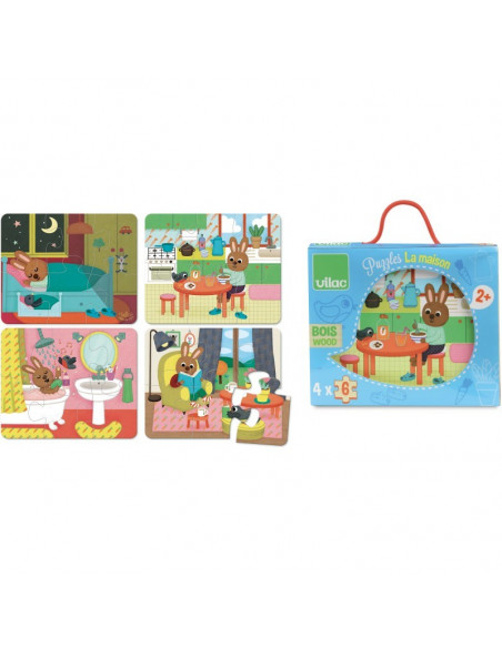 Acheter Puzzle de la maison - coffret bois Vilac