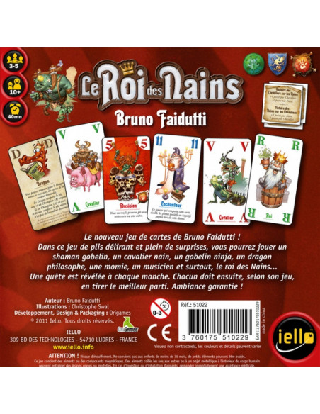 Acheter Le roi des nains Iello