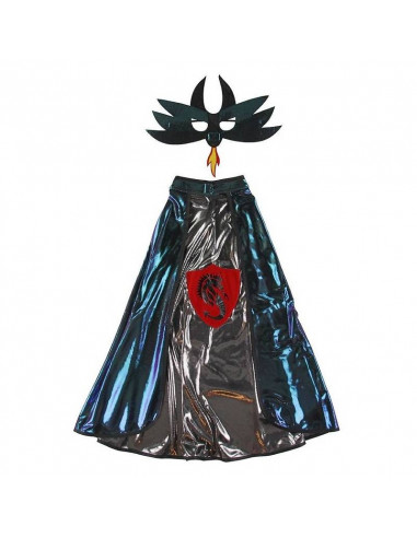 Cape de dragon avec masque taille 5-6 ans