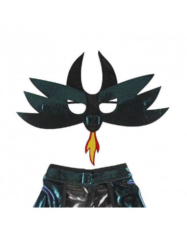 Cape de dragon avec masque taille 5-6 ans