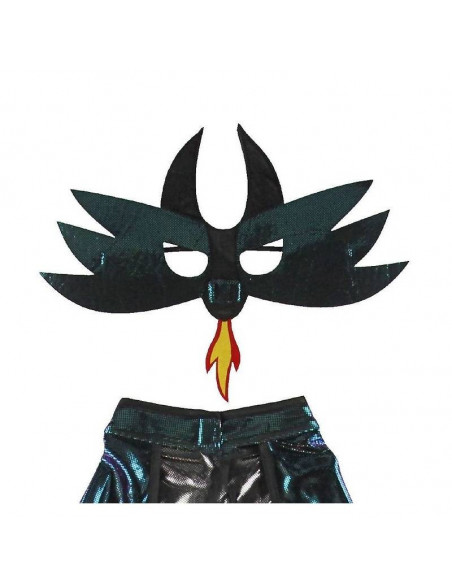 Cape de dragon avec masque taille 5-6 ans