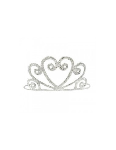 Diadème scintillant argent