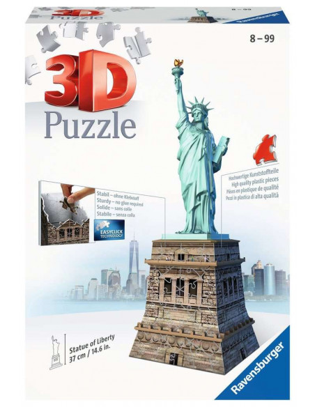 Puzzle 3D Statue de la Liberté Ravensburger - 108 pièces
