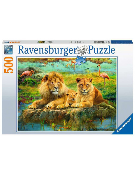 Puzzle Lion dans la savane- 500p