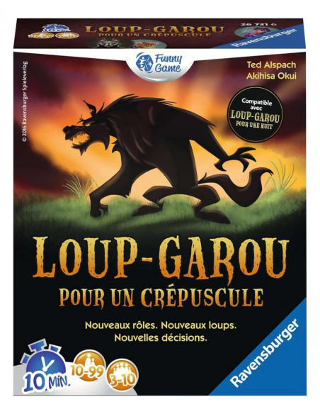 Loup-Garou pour un Crépuscule - Jeu d'ambiance Ravensburger