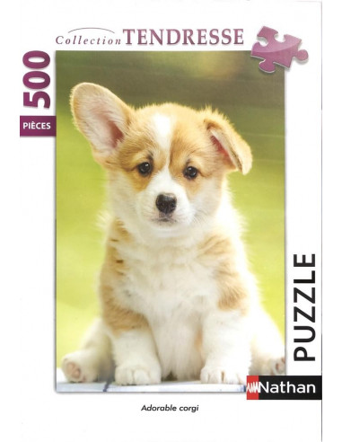 Puzzle Adorable Corgi 500p