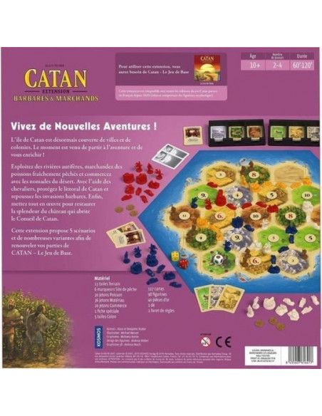 Catan extension barbares & marchands