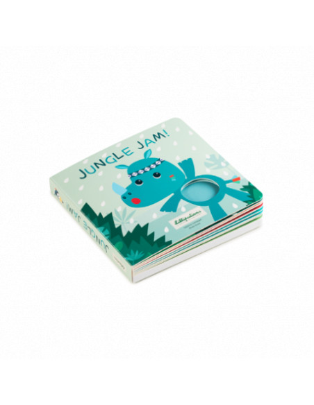 JUNGLE JAM Livre tactile et sonore *