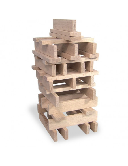Batibloc classic 100 planchettes en bois massif