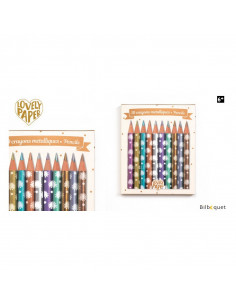Crayon-10 crayons metalliques