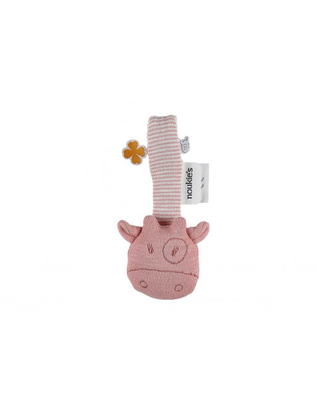 Nouky attache-sucette rose