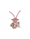 Lola hochet anneau rose