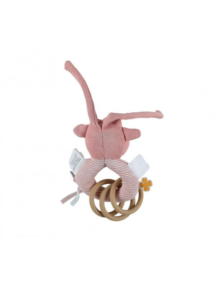 Lola hochet anneau rose