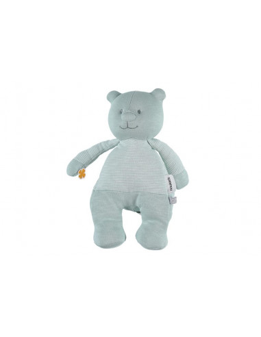 Peluche coton bio Nouky 25cm mint