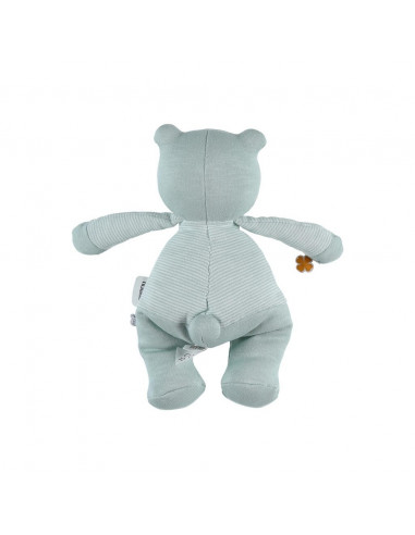 Peluche coton bio Nouky 25cm mint
