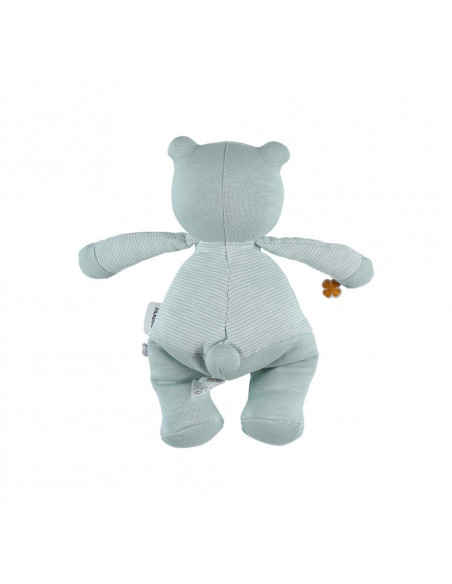Peluche coton bio Nouky 25cm mint