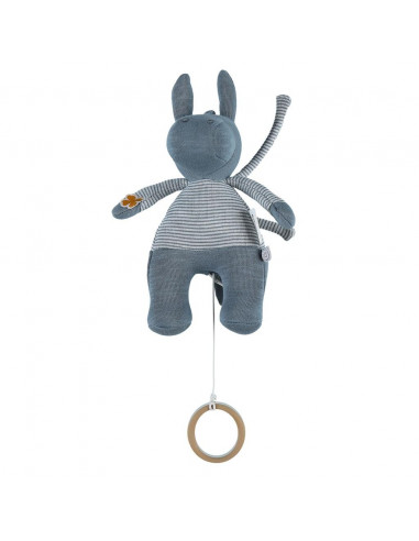 Peluche Mini-musicale Coton Bio Paco