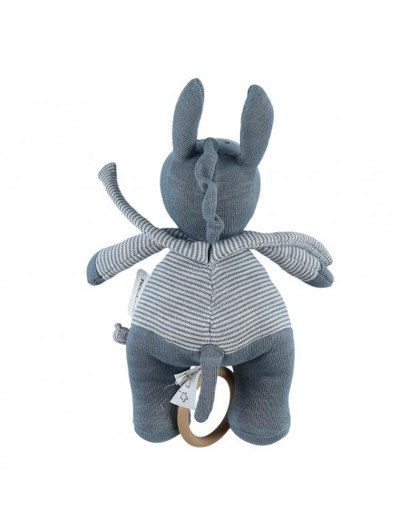 Peluche Mini-musicale Coton Bio Paco