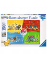 Puzzle 150 p xxl - les différents types de pokémon