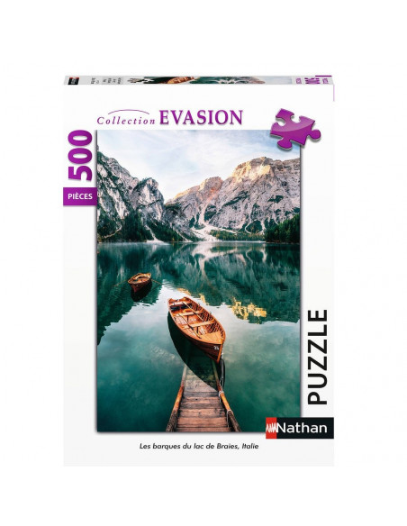 LES BARQUES DU LAC DE BRAIES , ITALIE
