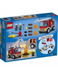 CAMION DE POMPIER AVEC ECHELLE - CITY - LEGO 60280 2