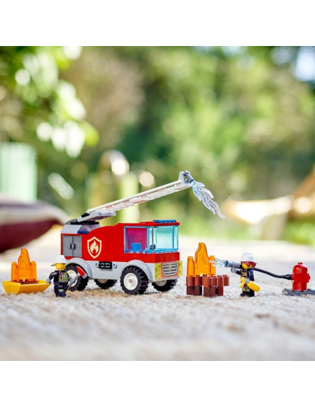 CAMION DE POMPIER AVEC ECHELLE - CITY - LEGO 60280
