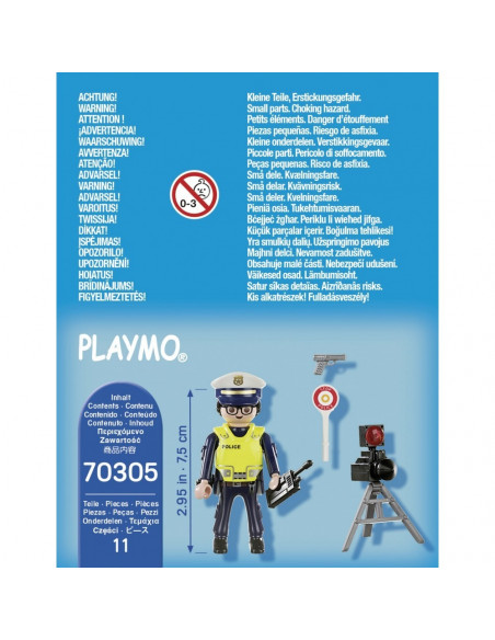 POLICIER AVEC RADAR - SPECIAL PLUS - PLAYMOBIL 703305