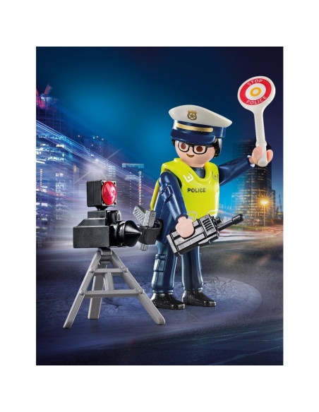 POLICIER AVEC RADAR - SPECIAL PLUS - PLAYMOBIL 703305
