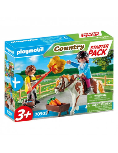 CAVALIERE ET PALEFRENIER - STARTER PACK - PLAYMOBIL 70505