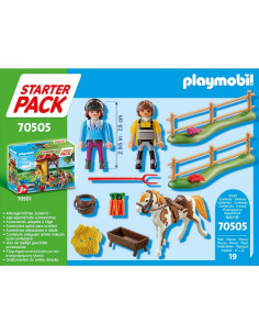 CAVALIERE ET PALEFRENIER - STARTER PACK - PLAYMOBIL 70505 2