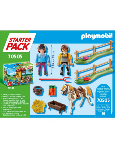CAVALIERE ET PALEFRENIER - STARTER PACK - PLAYMOBIL 70505