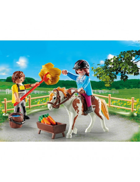 CAVALIERE ET PALEFRENIER - STARTER PACK - PLAYMOBIL 70505