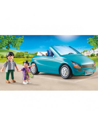 Papa + enfant et cabriolet