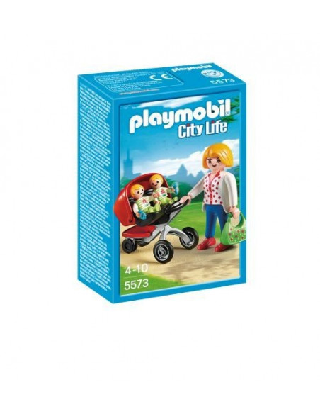 Playmobil City Life Maman et jumeaux