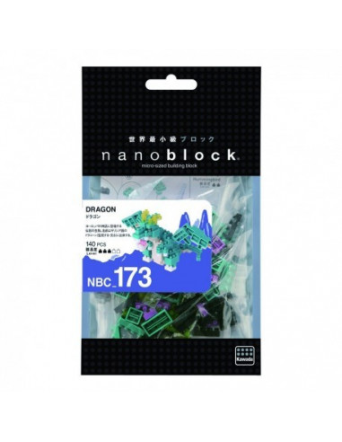 Blue dragon nanoblock