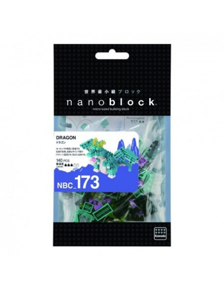 Blue dragon nanoblock
