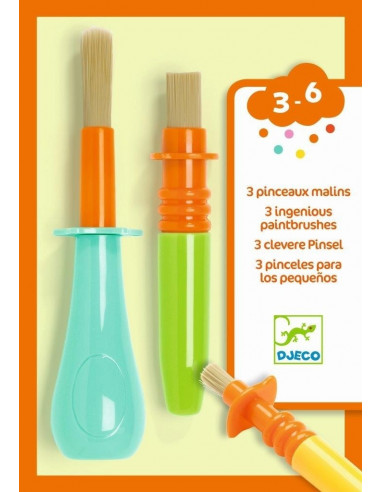3 pinceaux malins