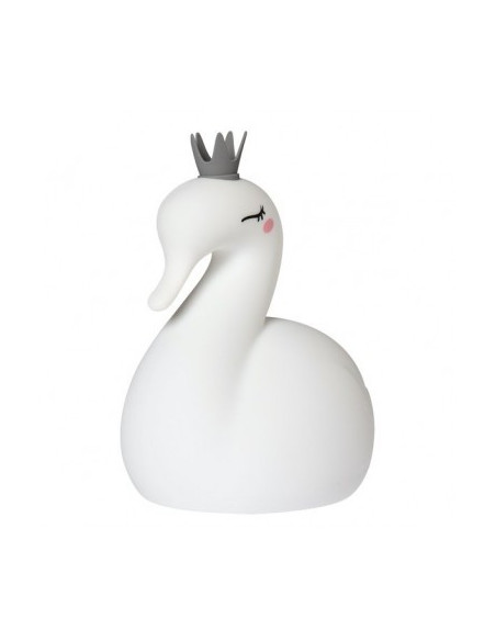 Little l veilleuse cygne blanc