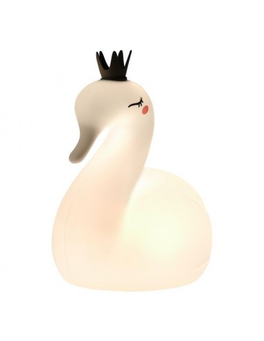 Little l veilleuse cygne blanc