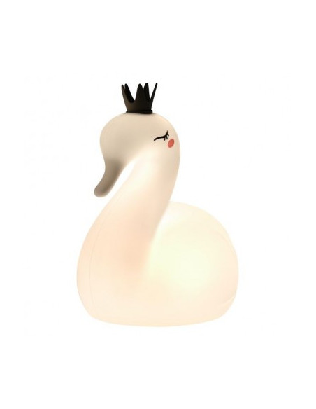 Little l veilleuse cygne blanc