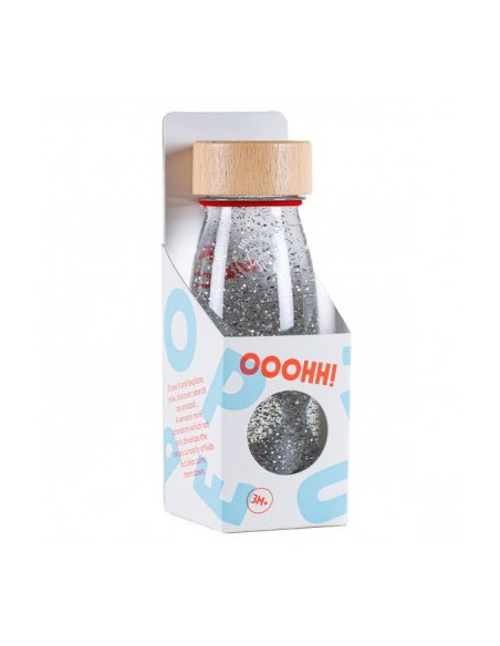 Bouteille sensorielle argent - Petit Boum