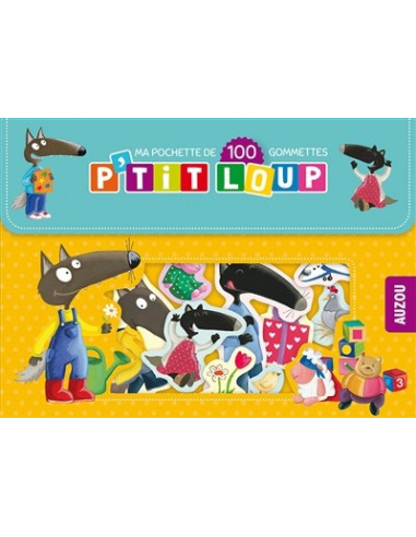 P'TIT LOUP MA POCHETTE DE 100 GOMMETTES 2