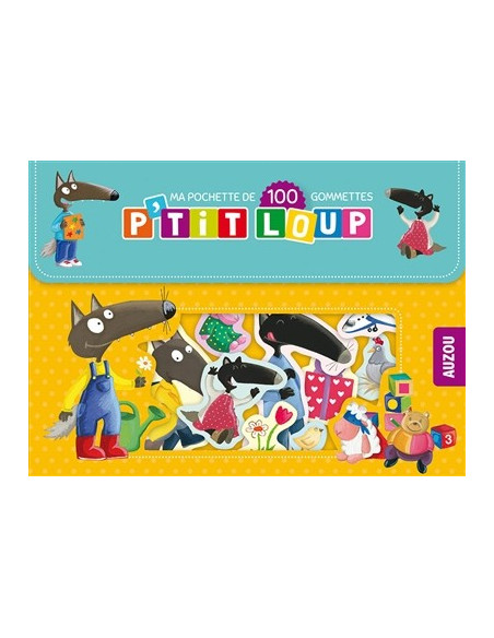 P'TIT LOUP MA POCHETTE DE 100 GOMMETTES 2