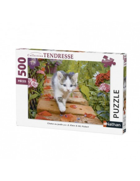 CHATON AU JARDIN 500 PIECES