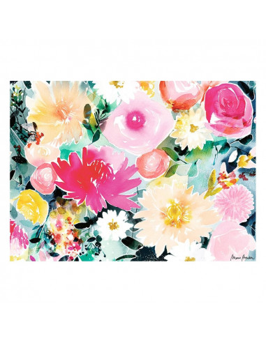 DAHLIAS ET ROSES MARIE  BOUDON 500 PIECES