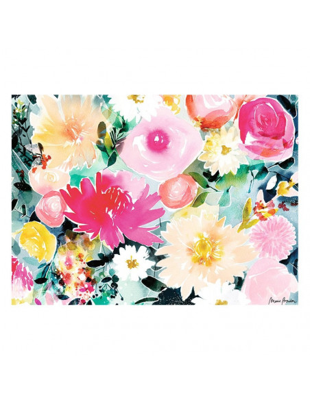 DAHLIAS ET ROSES MARIE  BOUDON 500 PIECES