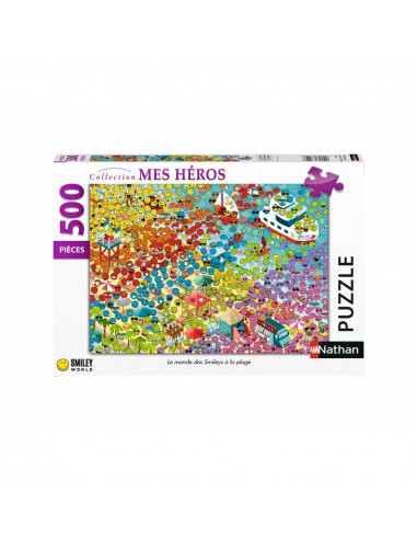 LE MONDE DES SMILEYS A LA PLAGE 500 PIECES
