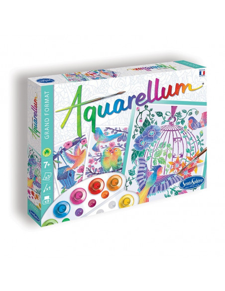 Aquarellum - les oiseaux s'envolent