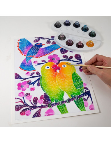 Aquarellum - les oiseaux s'envolent