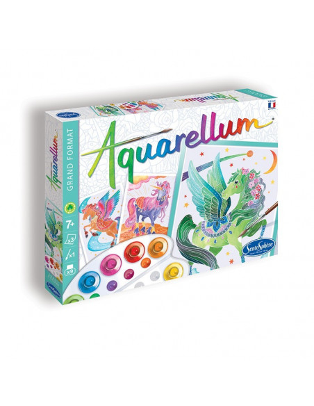 Aquarellum "licornes & pégases"